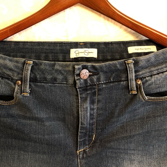 Jessica Simpson High Rise Skinny Jeans - Picture 2 of 5